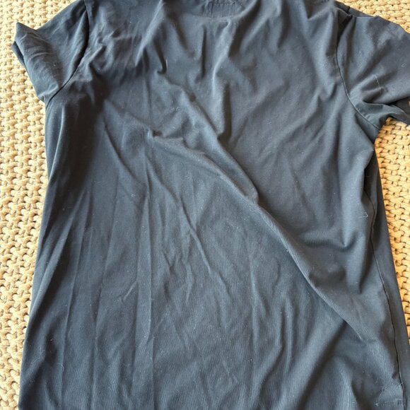 Cuts Clothing Men’s Henley 3-Pack – All Black, Size Large, Curved Hem – Premium - Picture 5 of 9